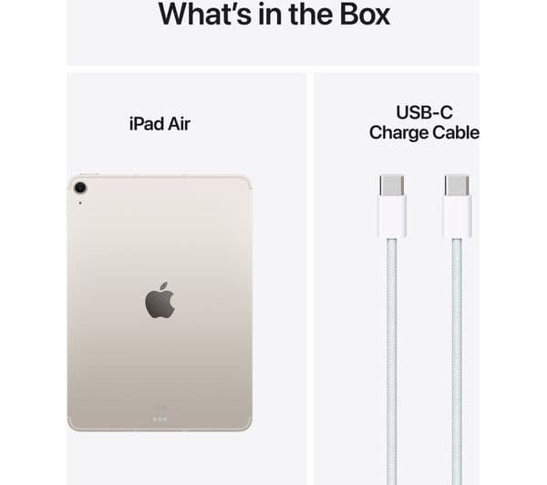 APPLE 13" iPad Air Cellular (2025) - 1 TB, Starlight - Image 2