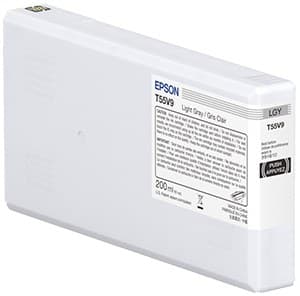 Epson T55W9 UltraChrome Pro10 200ml Ink Cartridge for SureColor SC-P5300 - Light Grey
