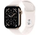 Apple Watch Series 11 GPS + Cellular 46mm Gold Titanium Case with Light Blush Sport Band - S/M thumbnail 1