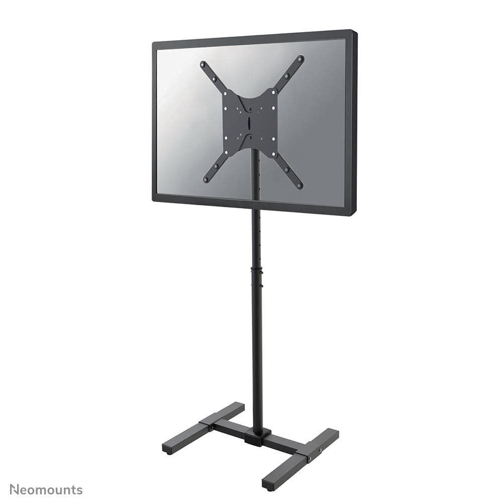 Neomounts NS-FS100BLACK Flat Screen Floor Stand 10-55", Max 20 kg, Height 75-124 cm, VESA 75x75-400x400 - Black - Image 1