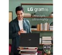 LG gram 16 16Z90R-K.AA78A1 16" Laptop - Intel® Core™ i7, 16GB RAM, 1 TB SSD, Black thumbnail 2