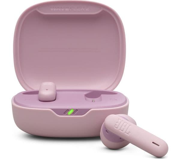 JBL Wave Flex 2 Wireless Bluetooth Earbuds - Pink - Image 1