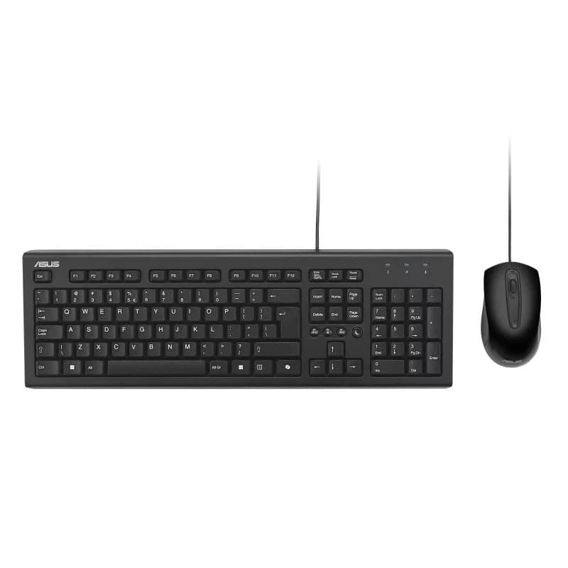 ASUS U2000 Universal Wired USB Keyboard & Mouse Combo - Image 1