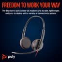 Poly Blackwire 3225 Stereo USB-C Headset with USB-C/A Adapter - 8X229A6 thumbnail 5