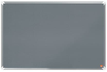 Nobo Premium Plus Felt Notice Board 900x600mm - Grey