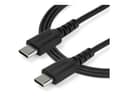StarTech USB-C to USB-C Cable 2m Black thumbnail 2