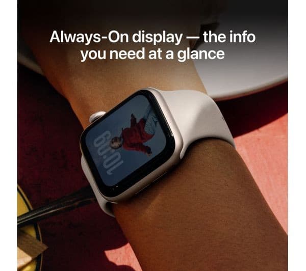Apple Watch SE 3 GPS 40mm Midnight Aluminium Case with Midnight Sport Band - S/M - Image 5