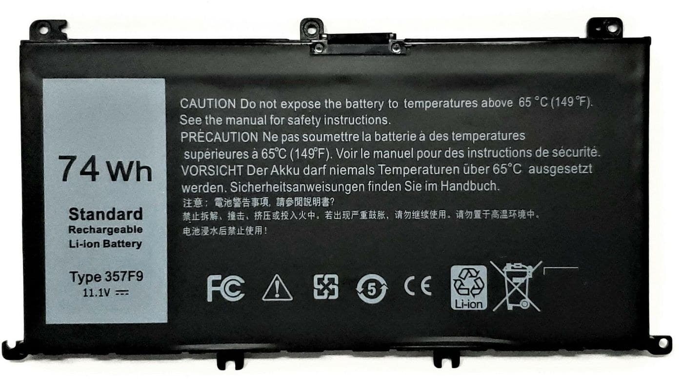 CoreParts MBXDE-BA0174 Replacement Battery for Dell G5 15 5587, Inspiron 15 7559 / 7567 (357F9), 11.4V 4400mAh 3-Cell Li-Pol
