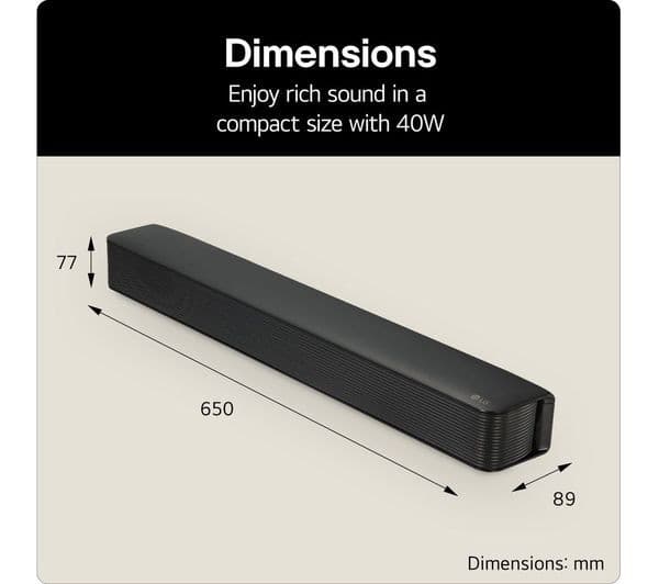 LG SQM1 Sound Bar - Image 2