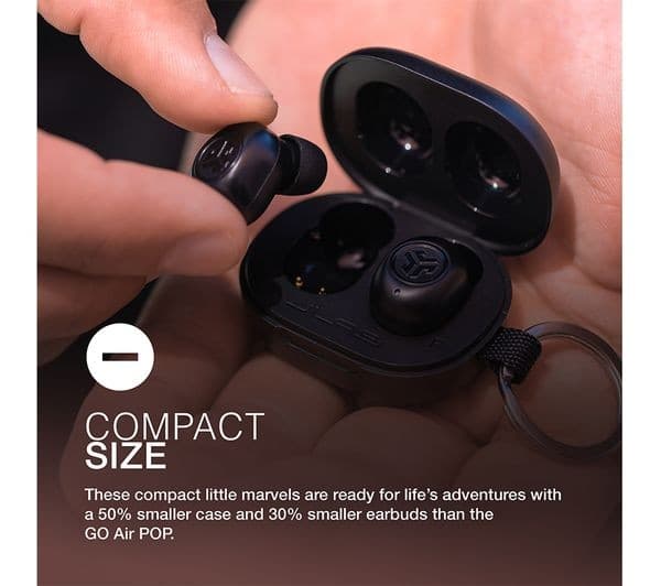 JLab JBuds Mini True Wireless Earbuds - Black - Image 4