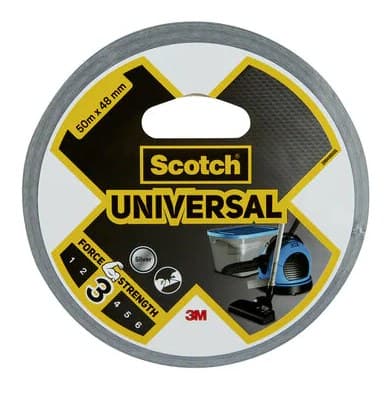 3M Scotch Universal Duct Tape 2904 Silver 48 mm x 50 m - Image 2