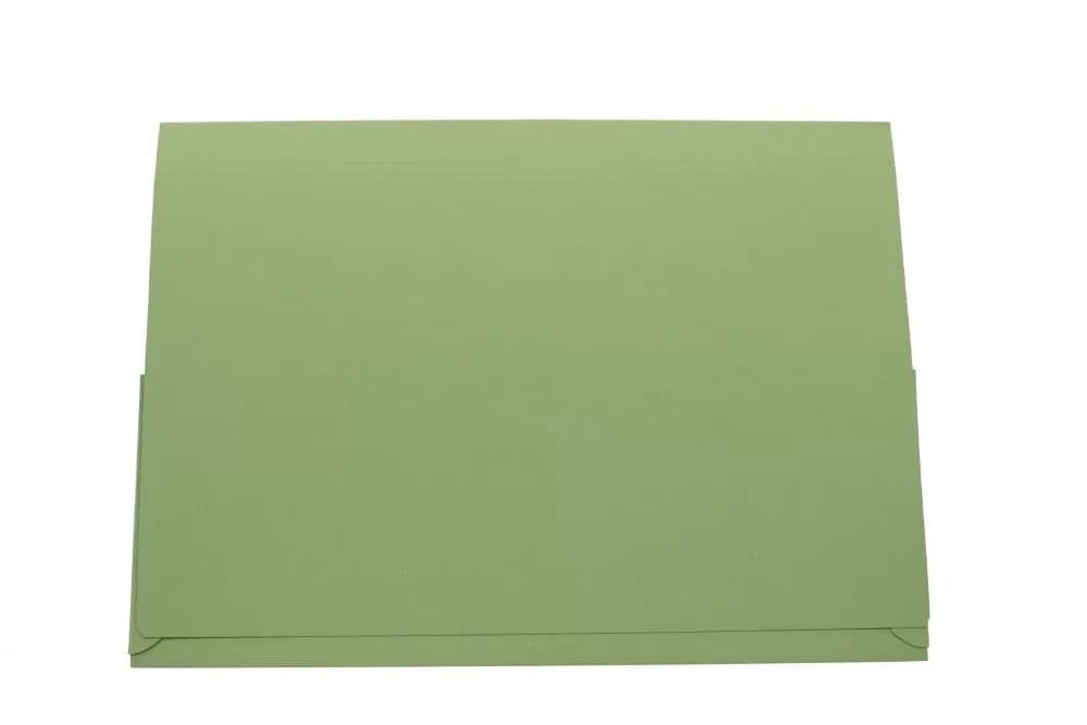 Exacompta Guildhall 50PK 14x10 Document Wallet 315gsm Green - Image 1