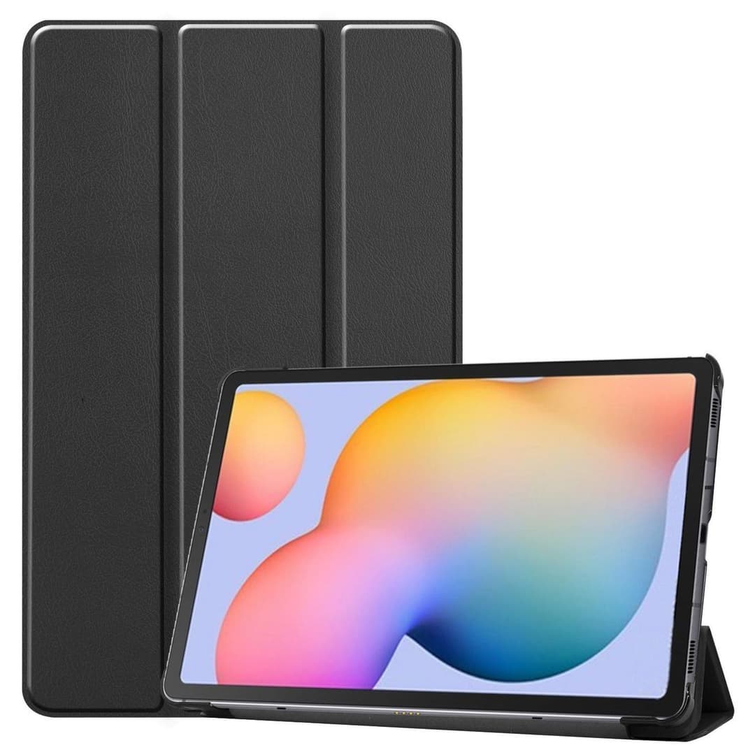 eSTUFF HOUSTON Folio Case for Samsung Galaxy Tab S6 Lite 2024/2022/2020 - Black (ES685004-BULK) - Image 1