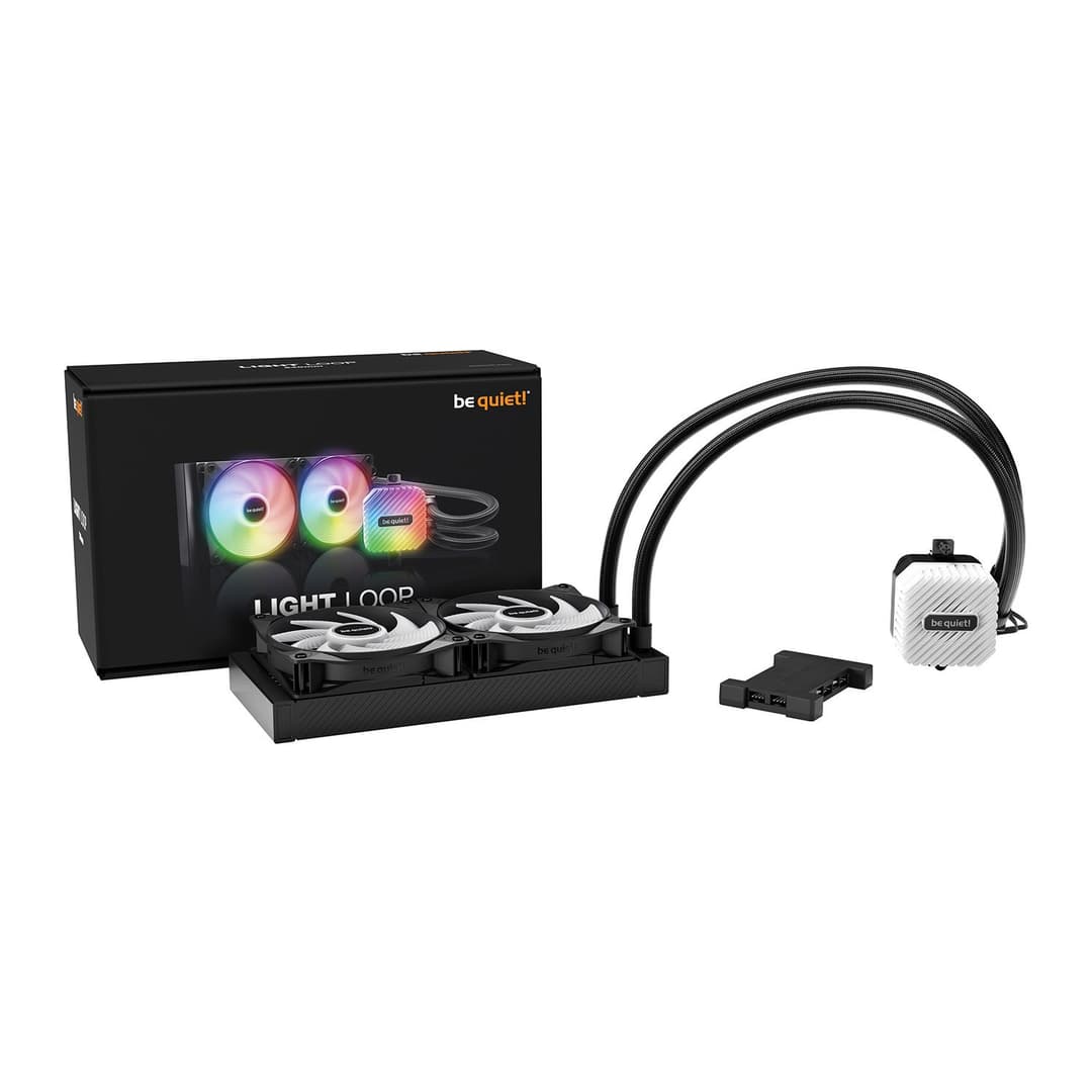 be quiet! Light Loop 240mm ARGB AIO CPU Liquid Cooler - Black - Image 2