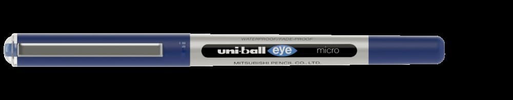 uni-ball Eye 12 Pack Blue Micro Rollerball Pen 0.5mm Nib