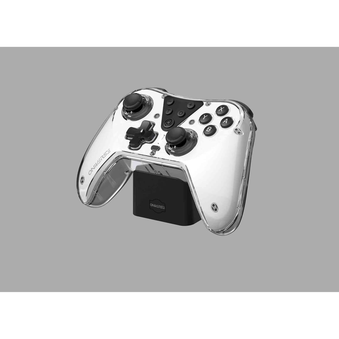 Oniverse Astralite Wireless Bluetooth Controller & Charging Station for Nintendo Switch, PC & Mobile - Eridani White - Image 5