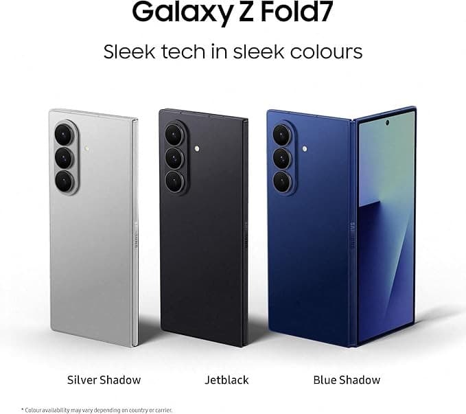 Samsung Galaxy Z Fold7 256GB (12GB RAM) - Jet Black - Image 3
