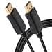 Maplin DisplayPort to DisplayPort Cable, 4K Ultra HD, Locking, 1m - Black thumbnail 3