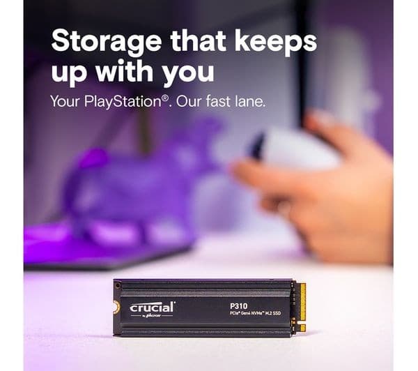 Crucial P310 M.2 2280 PCIe 4.0 NVMe SSD with Heatsink 1TB - Image 5