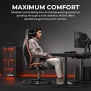 AndaSeat Novis Max Gaming Chair - Large, Grey Linen Fabric thumbnail 4