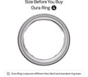 Oura Ring 4 Smart Ring - Brushed Silver, Size 10 thumbnail 2