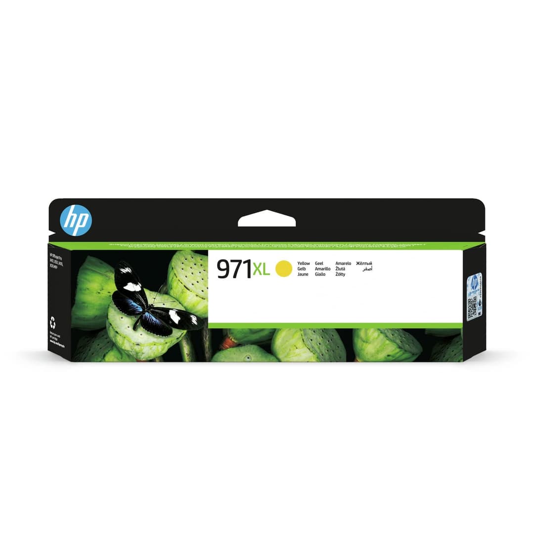HP 971XL High Yield Original Ink Cartridge - Yellow - Image 1