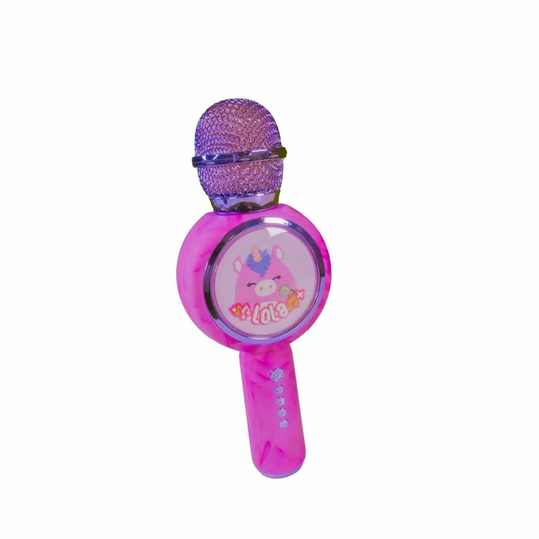 Squishmallows Lola the Unicorn Karaoke Microphone - Image 2