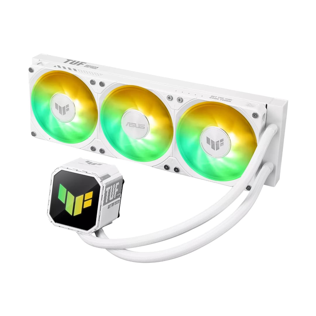 ASUS TUF Gaming LC III 360 ARGB Intel/AMD AIO Liquid CPU Cooler - White - Image 5