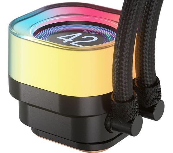 CORSAIR iCUE LINK TITAN 240 RX LCD Liquid CPU Cooler - Black - Image 3
