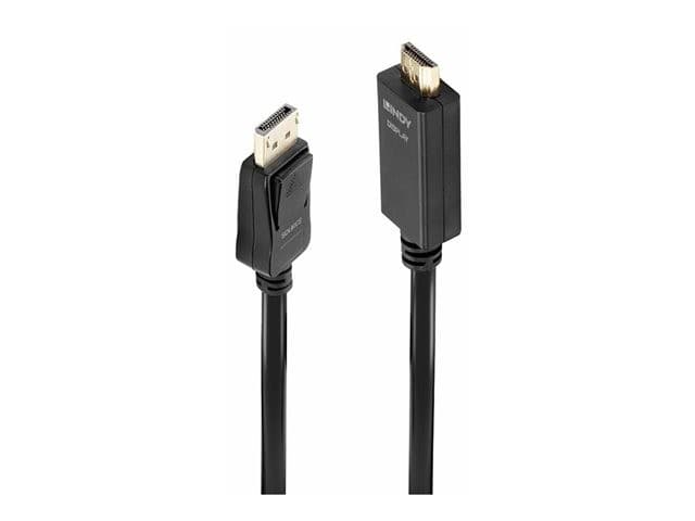 Lindy DisplayPort to HDMI 4K30Hz Adapter Cable, Black - 2m - Image 5