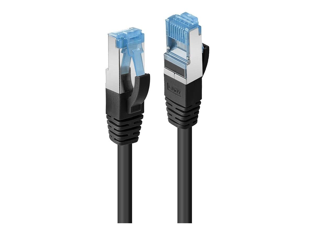 Lindy Cat.6A S/FTP LSZH Snagless Gigabit Ethernet Cable Black 5m