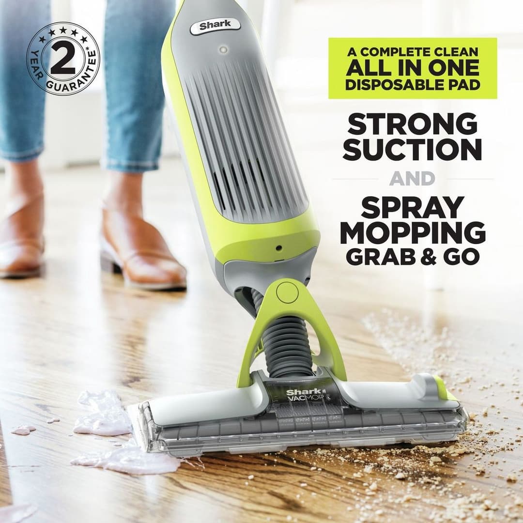 Shark VacMop VM200UK Cordless 2-in-1 Vacuum Mop with Targeted Spray - Image 2