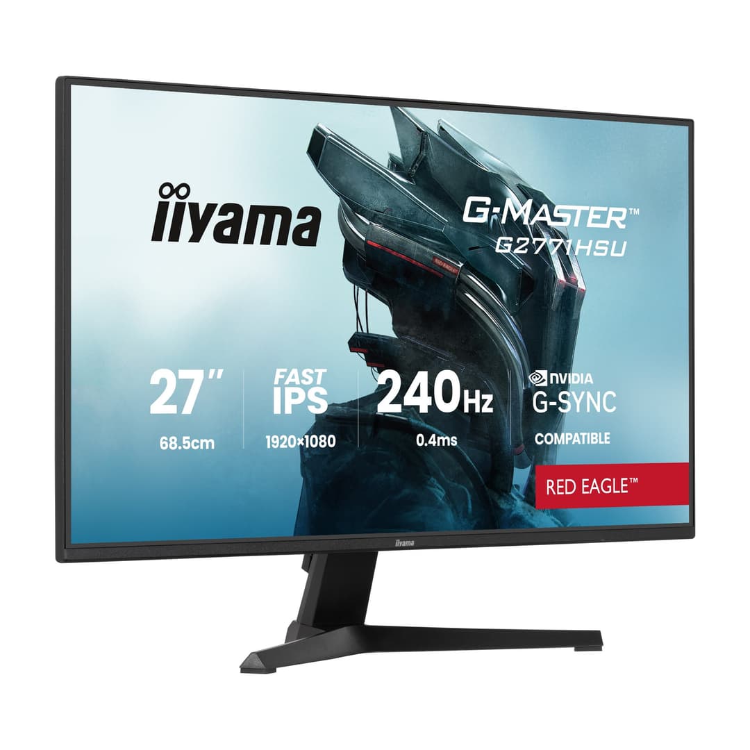 iiyama G-Master G2771HSU-B1 27" Fast IPS Full HD 240Hz 0.4ms G-Sync Gaming Monitor with Speakers - Image 2