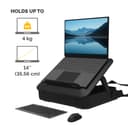 Fellowes Laptop Carry Case with Built-in Laptop Stand - Breyta Lockable Laptop Carry Case for Hybrid Working & Laptops Up To 14"/4KG - Black thumbnail 3