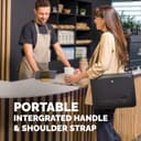Fellowes Laptop Carry Case with Built-in Laptop Stand - Breyta Lockable Laptop Carry Case for Hybrid Working & Laptops Up To 14"/4KG - Black thumbnail 4