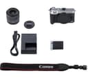 Canon EOS M6 Mirrorless Camera EF-M 15-45mm f/3.5-6.3 IS STM Lens Kit - Silver thumbnail 2