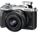 Canon EOS M6 Mirrorless Camera EF-M 15-45mm f/3.5-6.3 IS STM Lens Kit - Silver thumbnail 3