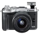Canon EOS M6 Mirrorless Camera EF-M 15-45mm f/3.5-6.3 IS STM Lens Kit - Silver thumbnail 6