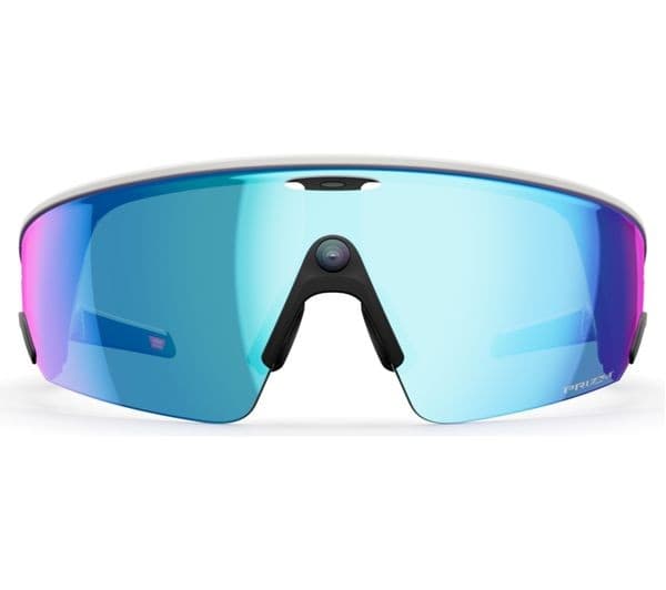Oakley Meta Vanguard AI Glasses - White with Prizm Sapphire Lenses - Image 1