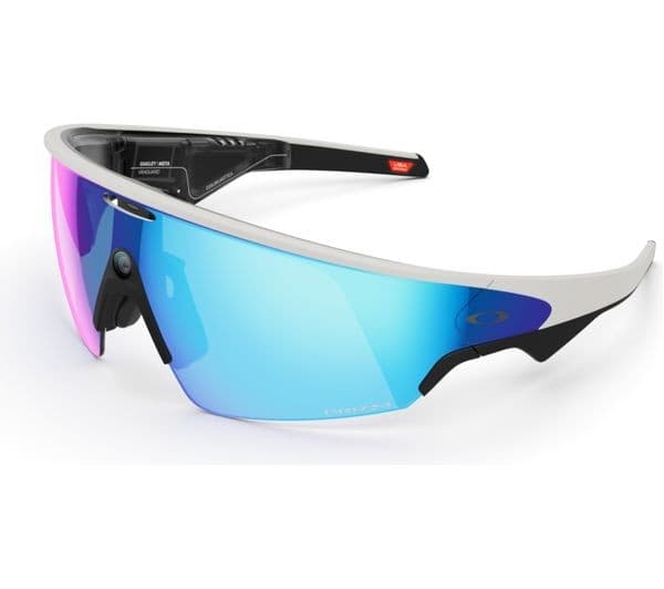 Oakley Meta Vanguard AI Glasses - White with Prizm Sapphire Lenses - Image 4
