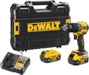 DEWALT DCD789P2T-GB 18V XR Brushless Cordless Combi Drill 2 x 5.0Ah Batteries - Yellow & Black thumbnail 1