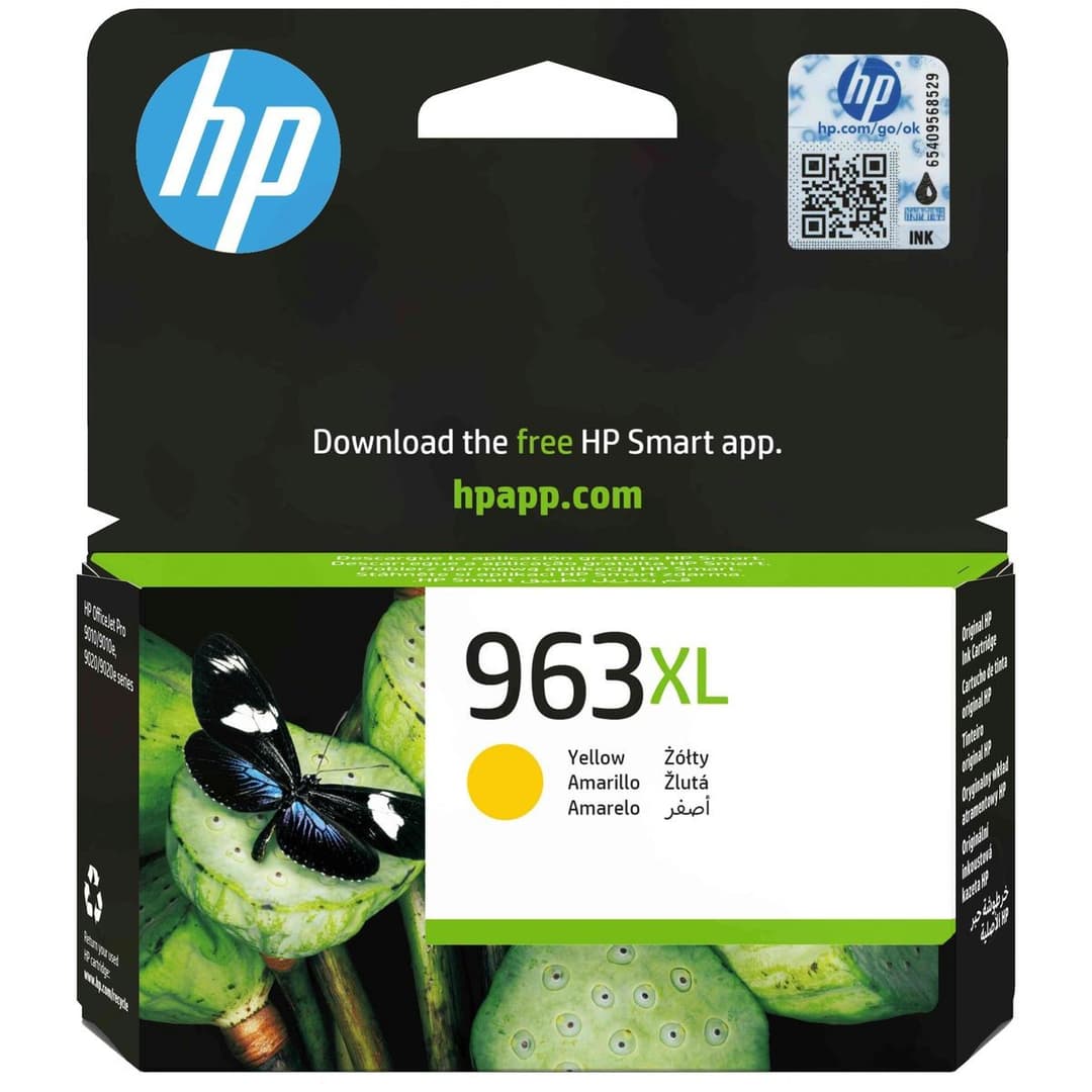 HP 963XL High Yield Original Ink Cartridge - Yellow - Image 1