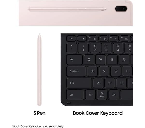 Samsung Galaxy Tab S7 FE 12.4-inch 5G 128GB 6GB RAM Tablet with S Pen - Mystic Pink - Image 4