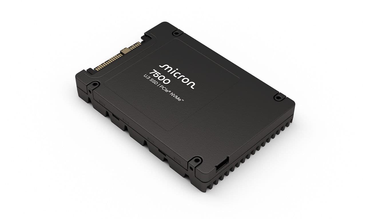 Micron 7500 MAX U.3 2.5" PCIe 4.0 NVMe 3D TLC NAND Enterprise SSD - 800GB