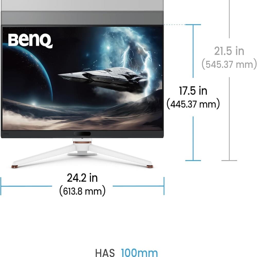 BenQ MOBIUZ EX271U 27" IPS 4K 165Hz 1ms Freesync Premium USB-C Height adjustable Gaming Monitor - Image 5