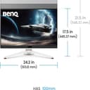 BenQ MOBIUZ EX271U 27" IPS 4K 165Hz 1ms Freesync Premium USB-C Height adjustable Gaming Monitor thumbnail 5