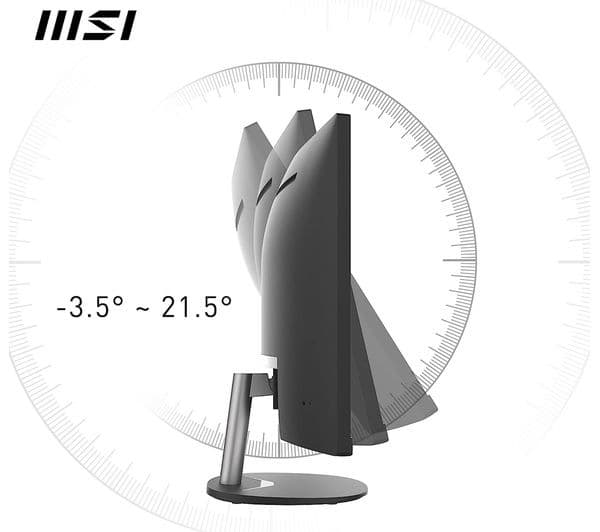 MSI PRO MP341CQ 34" Curved UWQHD 3440x1440 100Hz LED Monitor - Image 7
