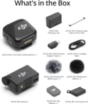 DJI Mic Mini (2 TX + 1 RX + Charging Case) Wireless Microphone Kit Black thumbnail 6
