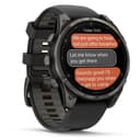 Garmin fēnix 8 Pro AMOLED Sapphire 47mm Smartwatch - Carbon Grey DLC Titanium thumbnail 3