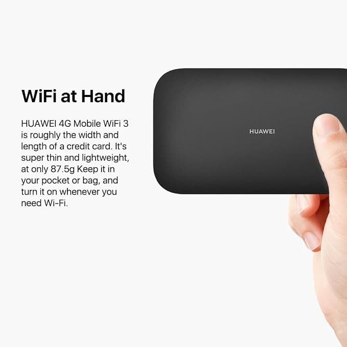 Huawei E5783-230, CAT 6, Super-Fast 4G 300 Mbps, Travel Wi-Fi Hotspot - Black - Image 2